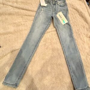 GOGO Women's Sky Blue Skinny Jeans